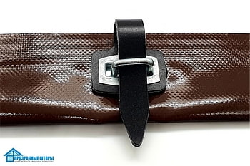 Прочный морозостойкий ПВХ-ремень черного цвета