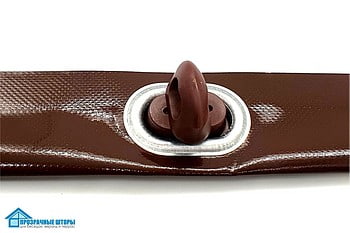 Поворотна скоба для крепления мягких окон, пвх штор