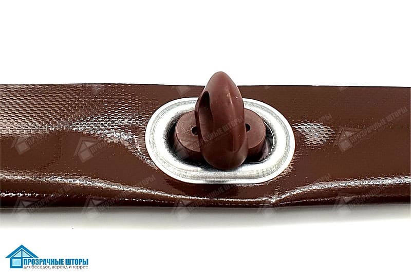 Поворотная скоба для крепления мягких окон, пвх штор