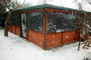 Мягкие окна зимой